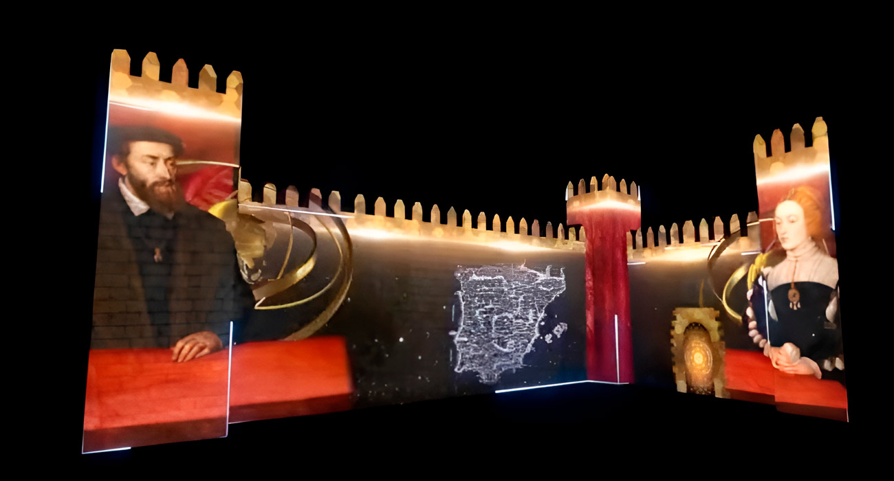 Mapping quinto centenario de la boda de Carlos V en el Alcázar de Sevilla | Sevilla Senior